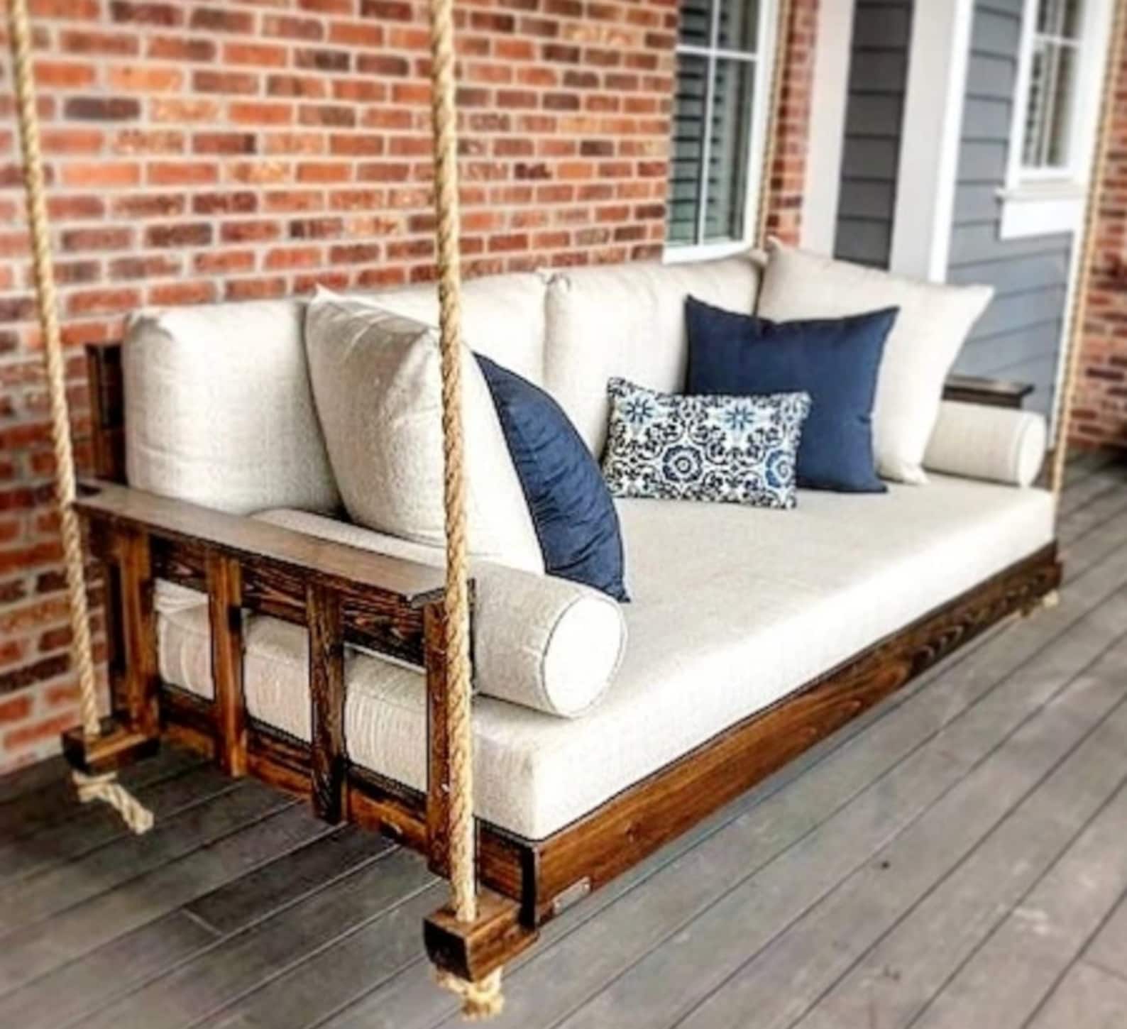 Decorative Porch Swing Family Wooden Swings for Garden & Etsy