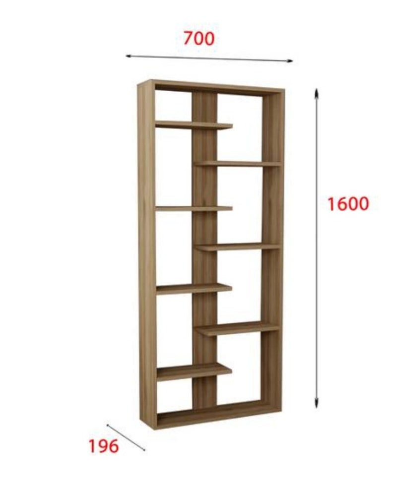 Natural Wood Bookcase Wooden Bookshelf Wall Mount Bookshelf Etsy