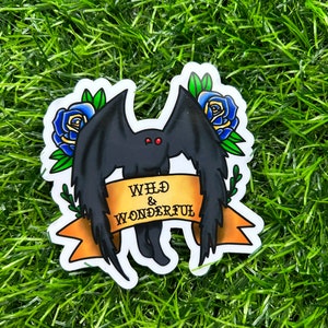 Wild and Wonderful Mothman Sticker