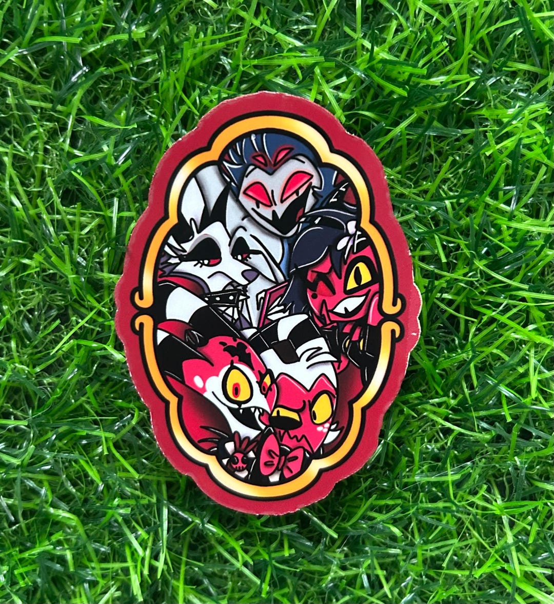 Imp Message Sticker Helluva Boss IMP Vinyl Sticker Tattoo Style - Etsy