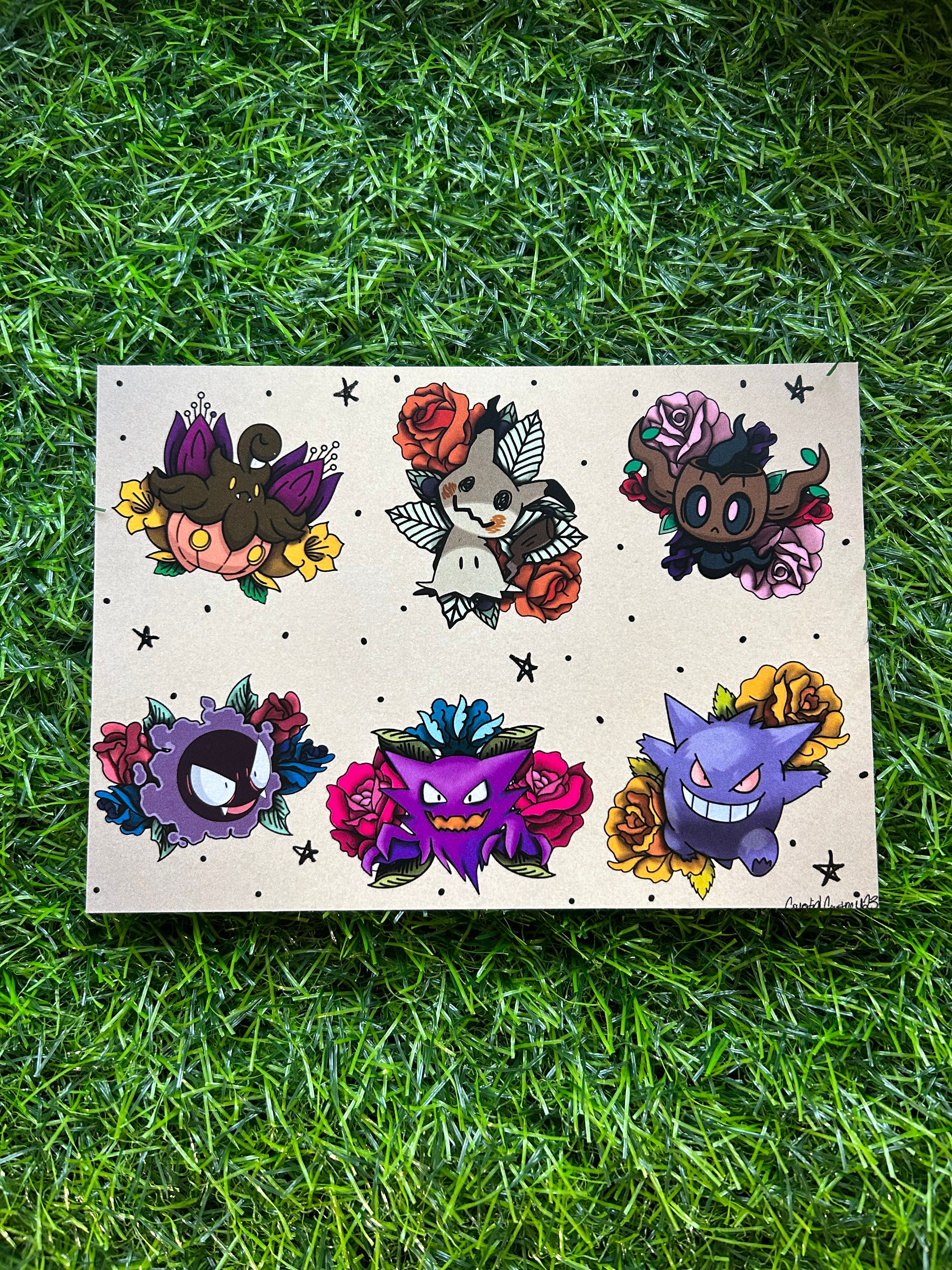 Gengar Tattoo - Etsy