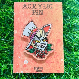 Lucifer,  Hell Hotel, Acrylic Pin