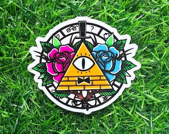 Gravity Falls, Bill Cypher Vinyl Sticker
