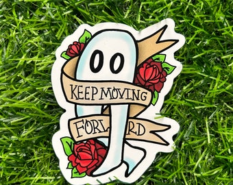 Fresno Nightcrawler Tattoo CRYPTID Vinyl Sticker