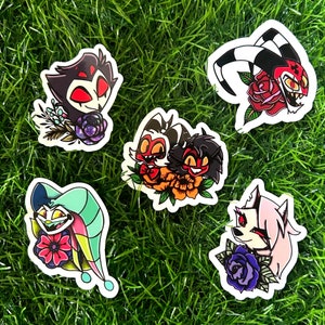 MINI Hell of a Boss  Character Vinyl Stickers Pack Tattoo Style