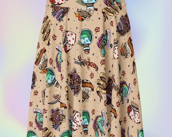 SAFE FOR WORK Dungeon Crawler Carl Skater Skirt