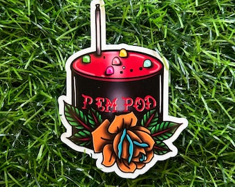 REM-POD Paranormal Investigator Tools, Vinyl Sticker