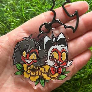 Millie and Moxxie, Hell Of A Boss, Acrylic Keychain