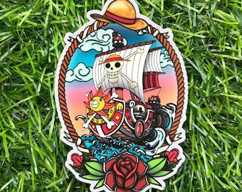 One Piece Anime Ship Vinyl Sticker