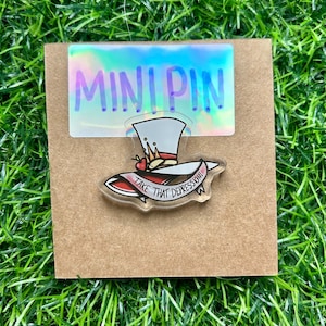 Mini Lucifer, Take That Depression, Hell Hotel, Acrylic Pin
