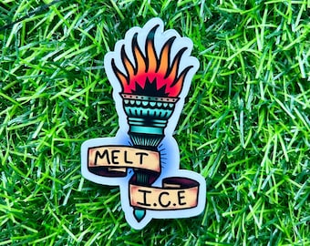 Melt ICE , Anti- ICE Vinyl Sticker