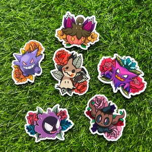 Ghost Type Poke mon Stickers