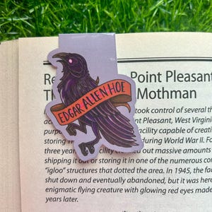 Edgar Allen Hoe, Edgar Allen Poe, Tattoo Magnetic Bookmark