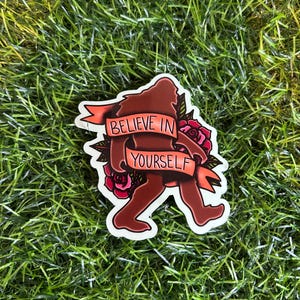 Sasquatch / Bigfoot Tattoo Vinyl Sticker