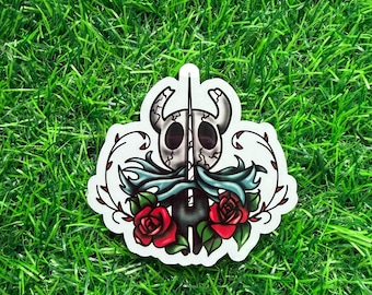 Hollow Knight, Tattoo Vinyl Sticker - J.F Pick!