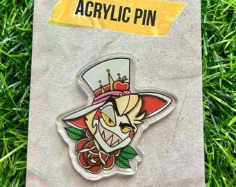 Lucifer,  Hazbin Hotel, Acrylic Pin