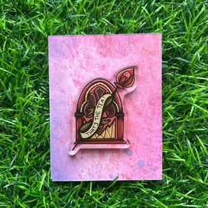 Alastor Radio, That’s the Tea, Hell Hotel, Acrylic Pin