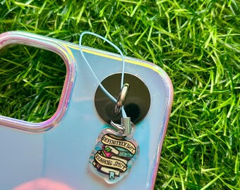 Not Reading Smut Phone Charm or USB-C Dust Plug