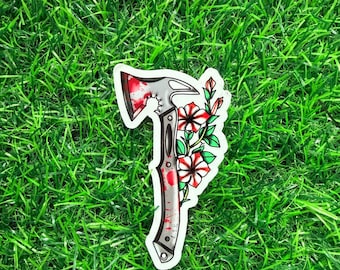 Leon Kennedy Hachet, Resident Evil 9 , Vinyl Sticker