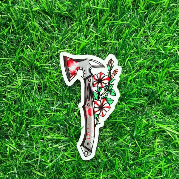 Leon Kennedy Hachet, Resident Evil 9 , Vinyl Sticker