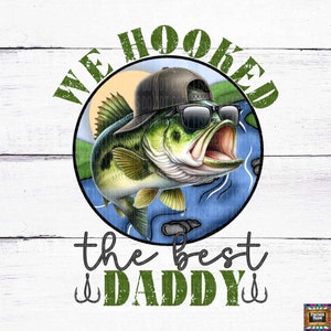 Nós fisgamos o melhor papai, dia dos pais, pesca, zumbido, captura, pescador, camuflagem, bobbers, vara, robalo, lago rio download digital png