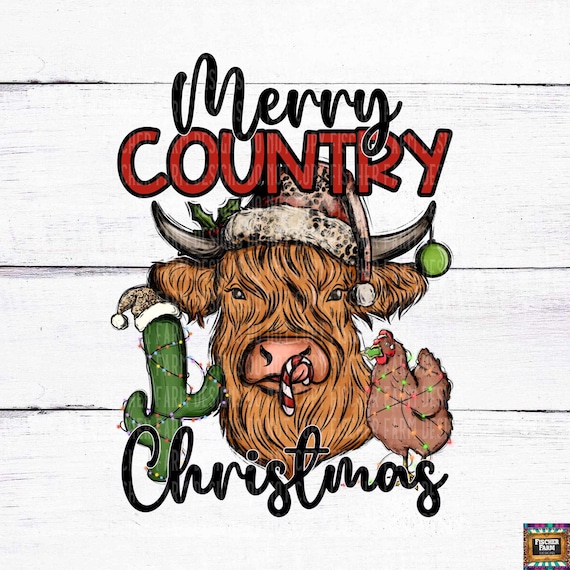Merry Country Christmas Hat Merry Country Christmas Hat