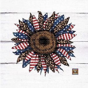 Girasol patriótico, 4 de julio, América, Bandera, EE. UU., Libertad, Leopardo, Estrellas, Fuegos artificiales, Auge, rayas, descarga digital de libertad png jpeg
