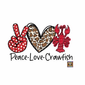 Peace Love Langusten, Mardi Gras, Louisiana, Happy Mardi Gras, Fleur De Lis, Liebe, Perlen, King Cake, Bier digitaler download png jpeg