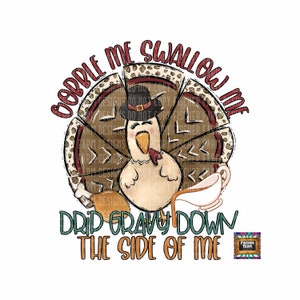 Gobble Me, Thanksgiving, Turquie, Sauce, Rouleaux, Casserole, goutte, Léopard, Tarte à la citrouille, Citrouilles, Automne, feuilles téléchargement numérique png jpeg