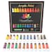 Acrylic Paint Set 24x12ml for Artists.Perfect for Canvas,Wood,Ceramic,Fabric & Crafts.Non-Toxic  Vibrant Colors.Rich Pigments. 