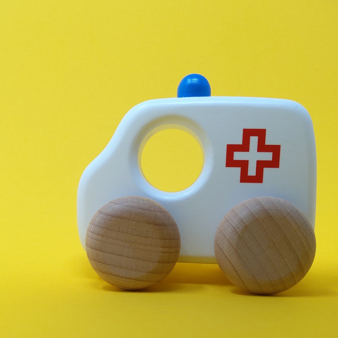 Wooden Toy Ambulance Emergency Services NHS Vehicles Role Etsy UK