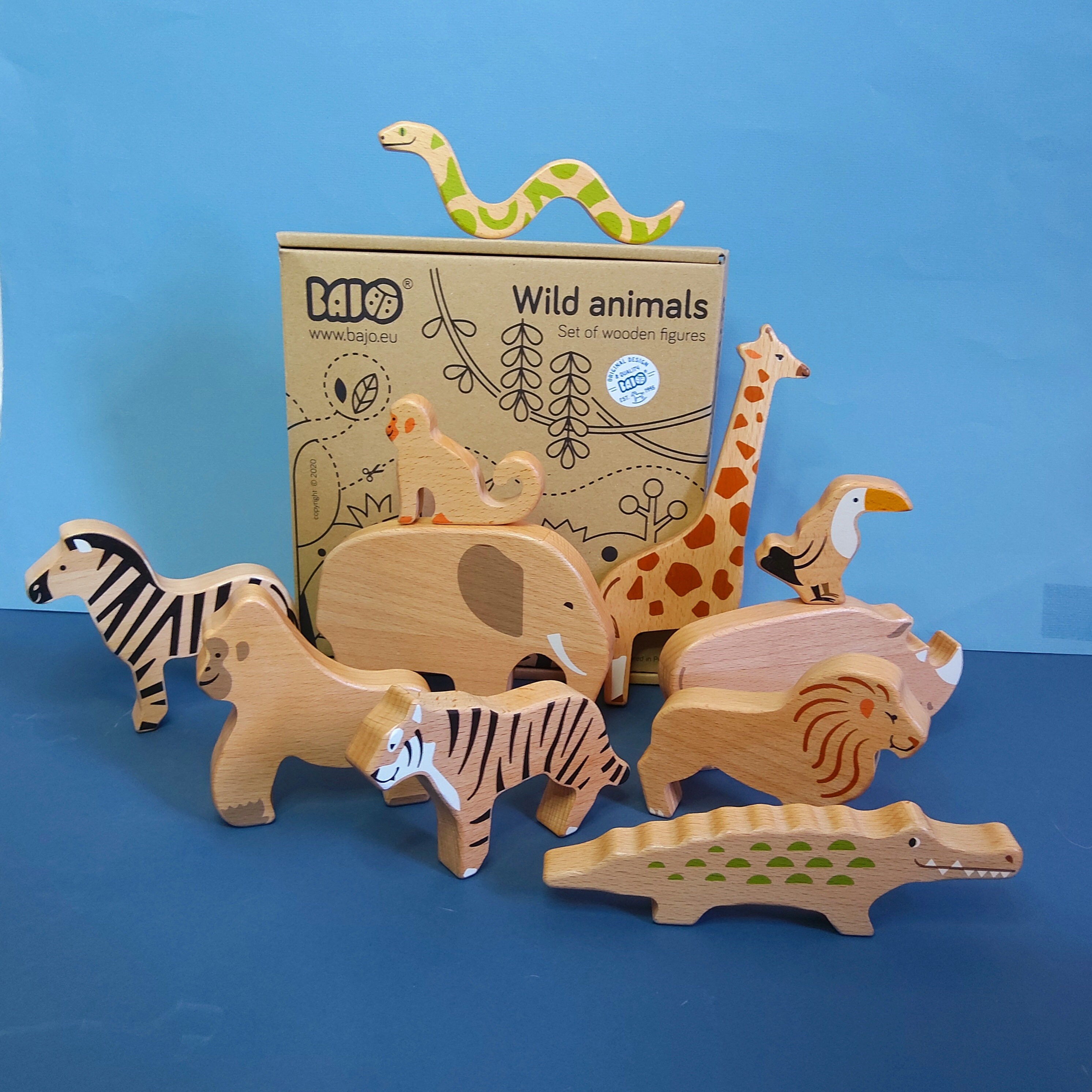Puzzle - Puzzle 4 en 1 - Animaux de la jungle - Lion - Tigre - Singe -  Girafe - Jeux 