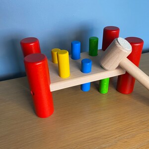 Vintage Peg Board Toy 