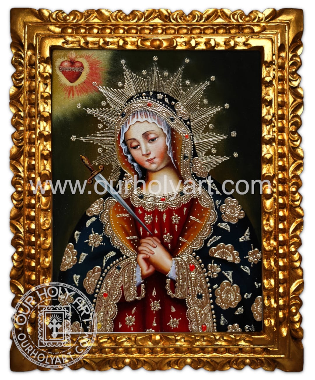 Our Lady of Sorrows, Seven Sorrows of Mary, Immaculate Heart, Virgin ...