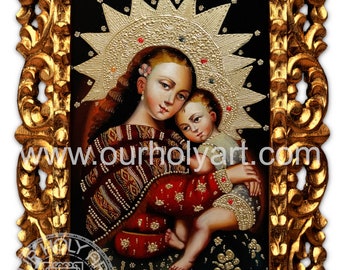 Madonna - Madonna and Child - Madonna with Child - Infant Jesus - Original oil painting - Sacred art - Religious painting - Religious Icon
