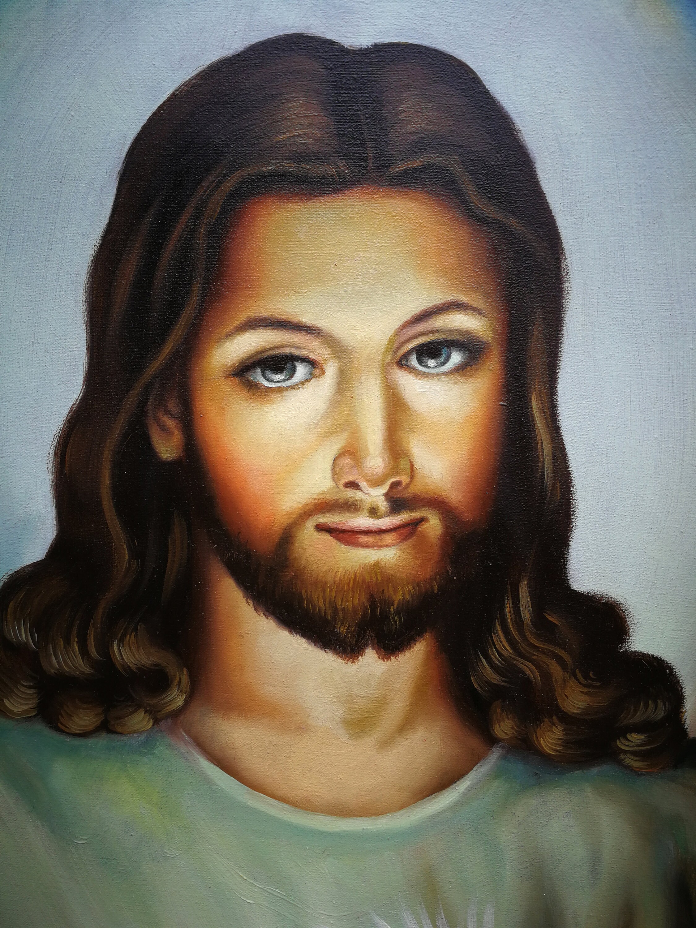 Divine Mercy Jesus Christ Religious Painting Christian Etsy