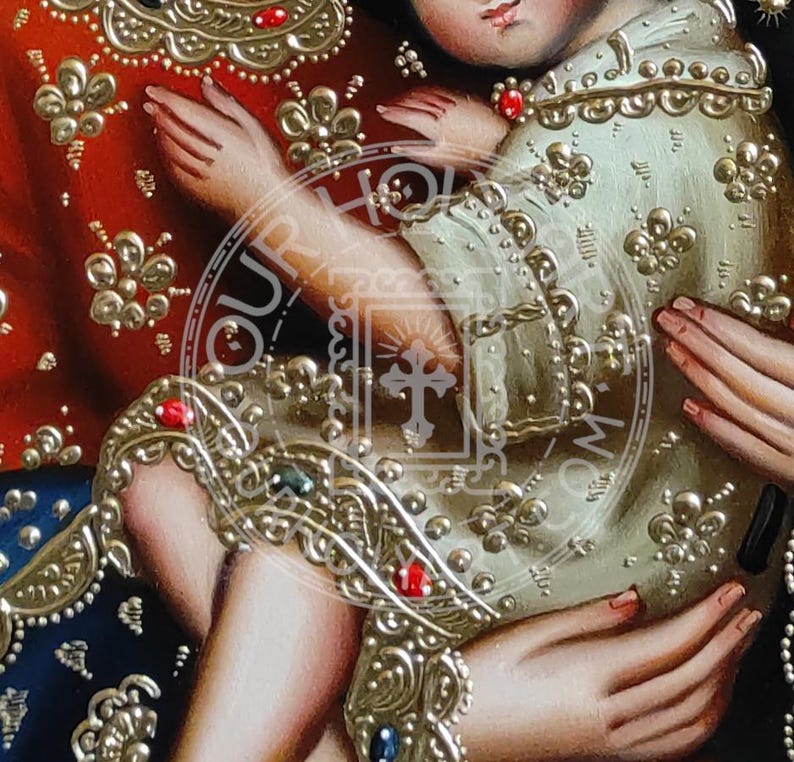 Holy Family, Sacred Family, Original Oil painting, Catholic hand-painted wall art, Holy art, Catholic art, Framed Catholic wall art imagen 6
