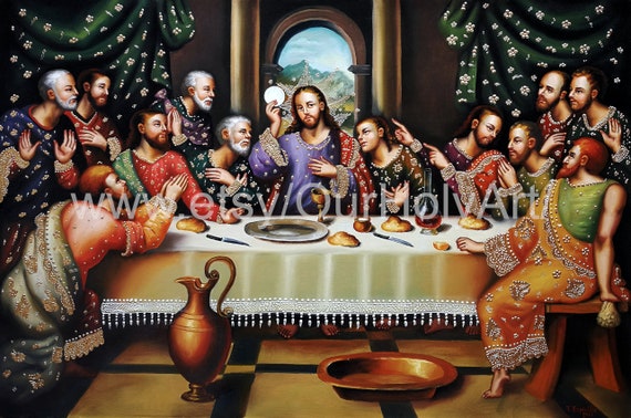 The Last Supper - the Lord's Supper - Jesus Painting