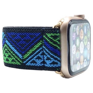Elastische Apple Watch-band 38 mm 40 mm 41 mm 42 mm 44 mm 45 mm 49 mm voor Apple Watch Alle modellen 1-10, SE, Ultra-horlogebanden