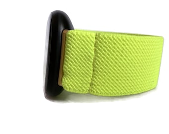 Fitbit Versa 4/3 /2/1  Fitbit Sense watch band Elastic band  Fitbit Versa 4 Fitbit sense 2 band  Fluorescent green
