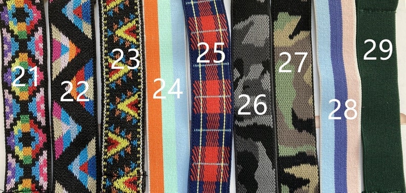 Elastic watch band for Timex 31mm Weekender 16mm lug width Watch Band many cool colors handmade extra large size image 3