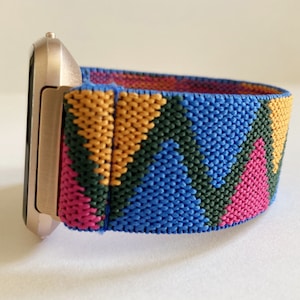 Elastic Fitbit Versa 4/3/2/1 fitbit sense watch band for Fitbit Versa 1 / 2 and Lite yellow bule navy pink cool style hippie