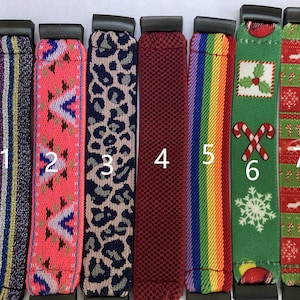 Fitbit Charge 6 Charge 5 Uhrenarmband New Style verschiedene Farben Handmade Individuell angefertigtes Elastisches Uhrenarmband