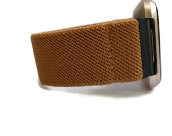 Fitbit Versa 4/3/2 1 fitbit sense  and Fitbit Lite bands Elastic Stretch Fitbit Versa  Watch Band brown