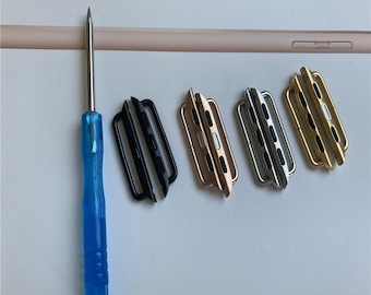 10 pairs of Apple Watch Adapters Connectors - 38mm 40mm 42mm 44mm - for All series and one screwdriver