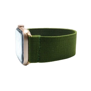 Elastic Stretch apple watch band for Apple Watch all Models 1 - 10, SE, Ultra 38mm 40mm 41mm 42mm 44mm 45mm 49mm Apple Watch Bands green