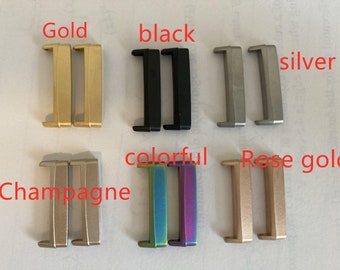 One pair of Fitbit Versa 3 Adapters Connectors - fit Fitbit Versa 3 /4  and Fitbit Sense fits 20 mm watch band