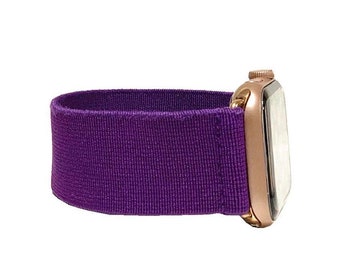 Elastic Apple Watch band for 38mm 40mm 41mm 42mm 44mm 45mm 49mm Apple Watch Models 1 - 11 SE, Ultra for Women Men