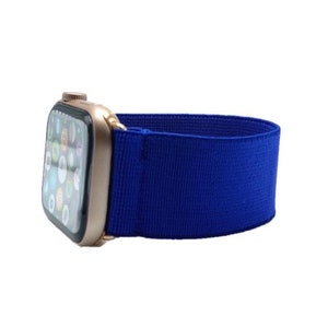 Elastic Watch bands for Models 1 - 10, SE, Ultra Elastic Watch band for Apple watch 38mm 40mm 41mm 42mm and 44mm 44mm 45mm 49 mm Apple blue