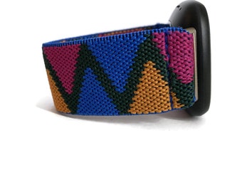 Elastic band for Fitbit Versa 3 /  Fitbit Sense 2  Fitbit Sense  watch band Fitbit Versal 4 Elastic band blue orange pink